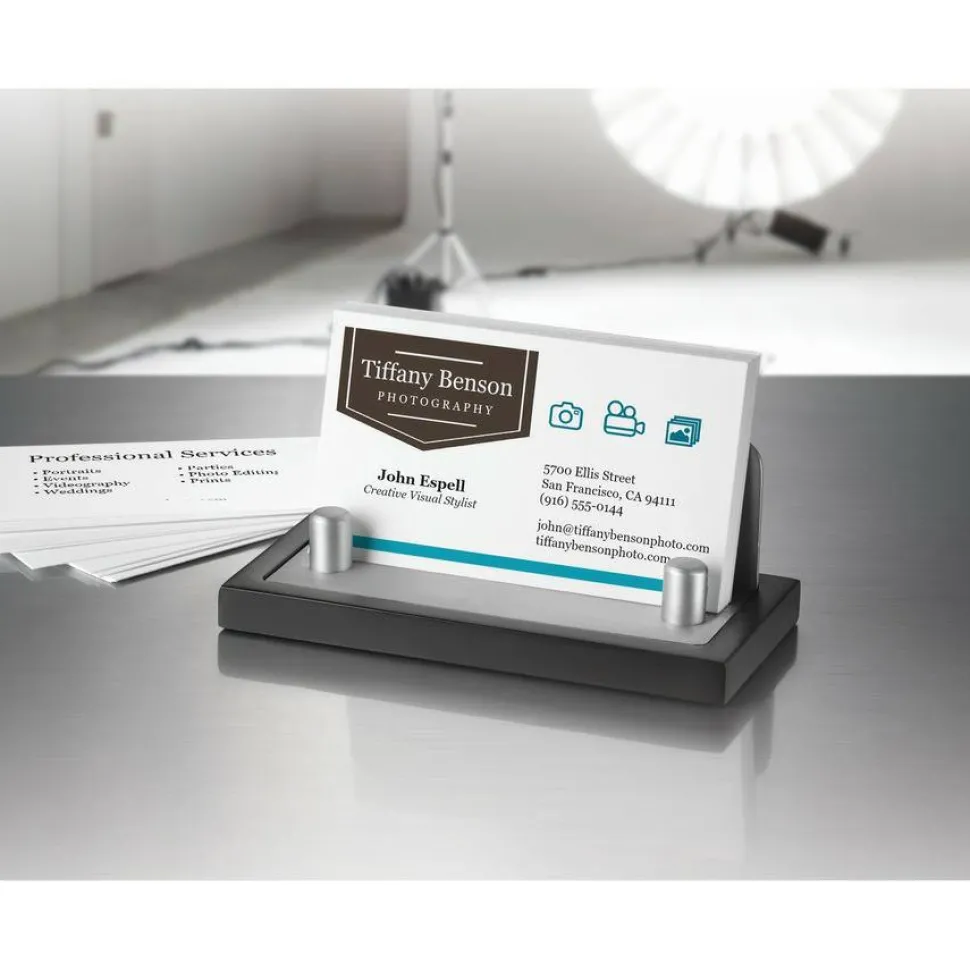 Avery Printable Clean Edge Business Cards With Sure Feed Technology For Inkjet Printers, 2" x 3-1/2", White, Pack Of 200 Blank Cards