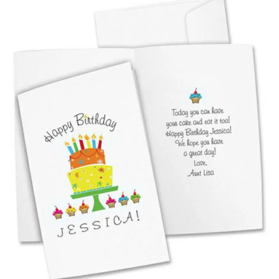 Avery Printable Greeting Cards, Half-Fold, 5.5" x 8.5", Matte White, 20 Blank Cards With Envelopes