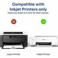 Avery Printable Postcards, Inkjet, 80 lb, 4.25 x 5.5, Matte White, 200 Cards, 4 Cards/Sheet, 50 Sheets/Box