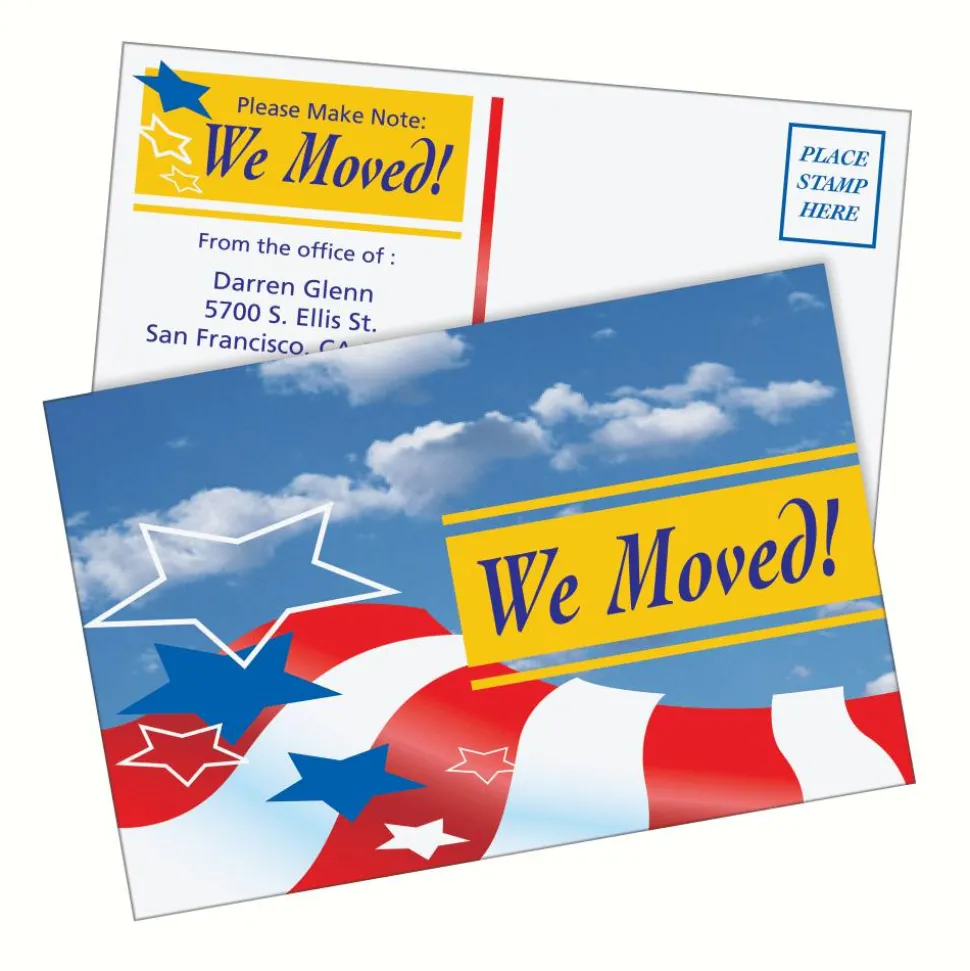 Avery Printable Postcards With Sure Feed Technology, 4" x 6", White, 80 Blank Postcards