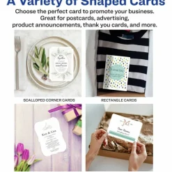 Avery Printable Postcards With Sure Feed Technology, 4