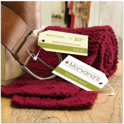 Avery Printable 2-Sided Printing Tags With Strings, 22802, 2