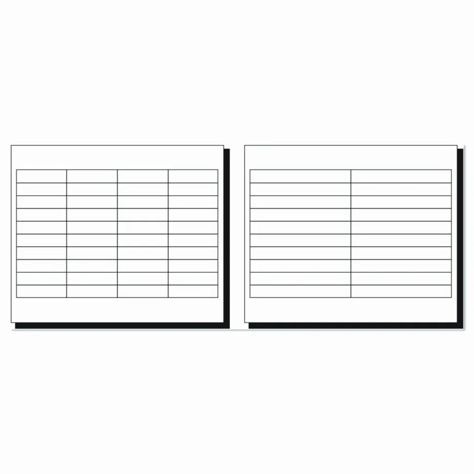 Avery Printable Tab Inserts For Hanging File Folders, 1/5 Cut For 2" Tabs, White, Box Of 100