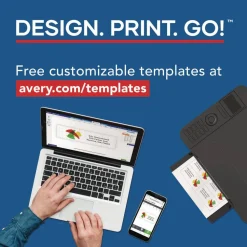 Avery Printable Tent Cards With Sure Feed Technology, 2