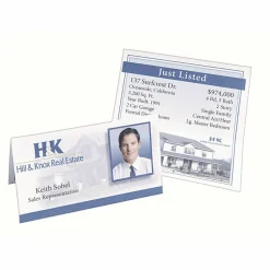 Avery Printable Tent Cards With Sure Feed Technology, 2