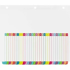 Avery Ready Index 1-31 Tab With Customizable Table Of Contents Binder Dividers, 8-1/2