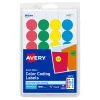 Avery Removable Color-Coding Labels, 5472, Round, 3/4" Diameter, Assorted Colors, Pack Of 1,008
