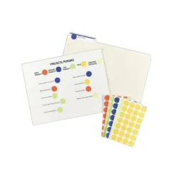 Avery Removable Color-Coding Labels, 5469, Round, 3/4" Diameter, Dark Blue, Pack Of 1,008