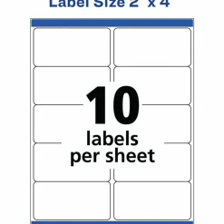 Avery Shipping Labels With TrueBlock Technology, 95910, 2