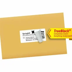 Avery Shipping Labels w/ TrueBlock Technology, Inkjet Printers, 2 x 4, White, 10/Sheet, 50 Sheets/Box