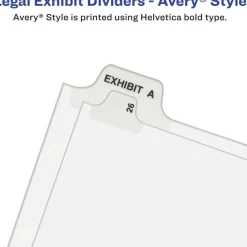 Avery Standard Collated Legal Dividers, Avery Style, Side-Tab, A-Z, 8 1/2" x 11"