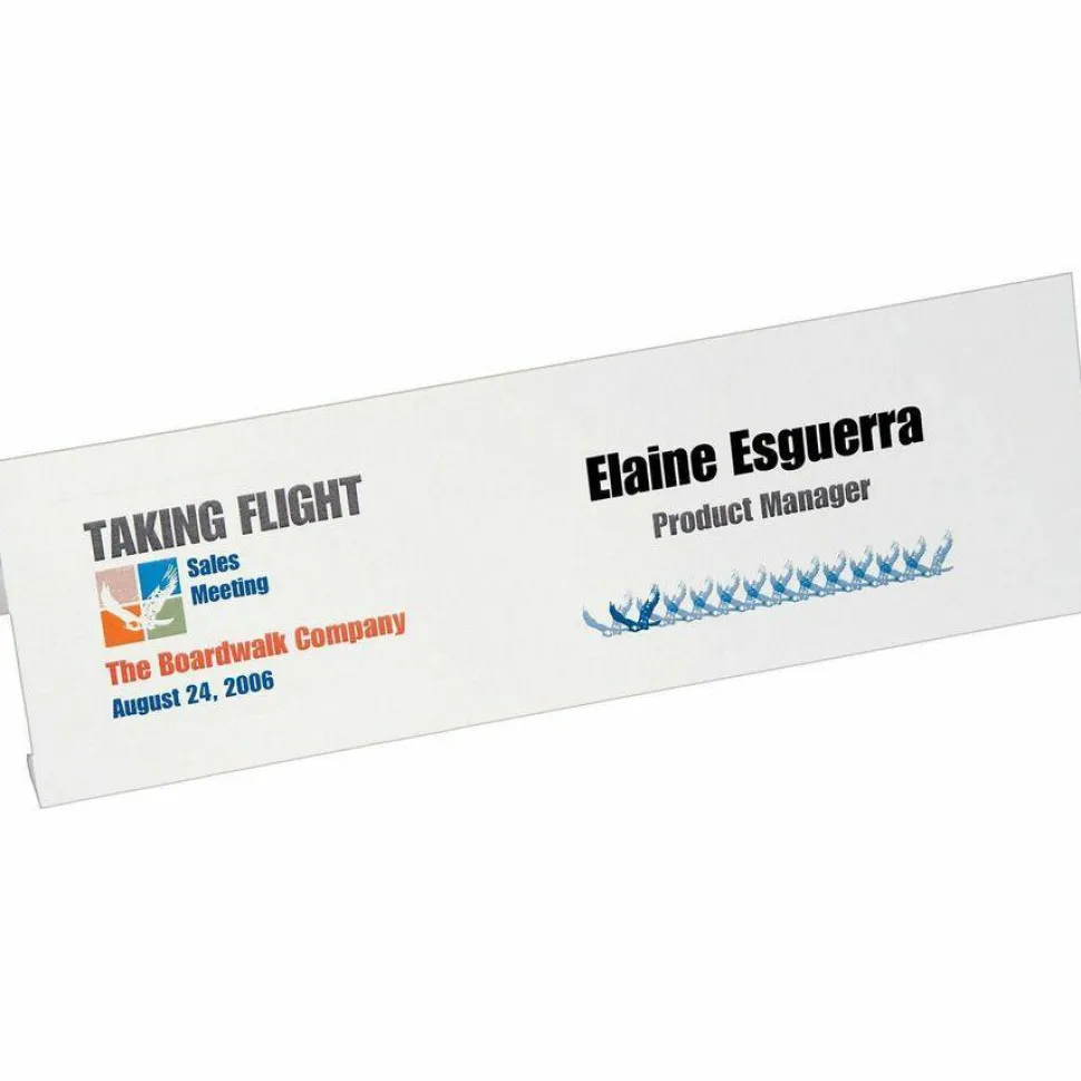 Avery Tent Cards, 3.5" x 11" , Embossed Border, 50ct (5309)