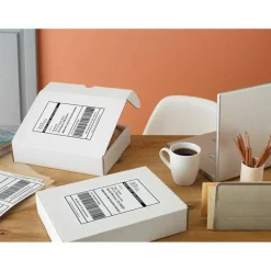 Avery TrueBlock Shipping Labels With Sure Feed Technology, 5168, Rectangle, 3-1/2" x 5", White, Pack Of 400