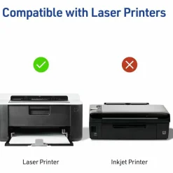 Avery TrueBlock White Laser Shipping Labels, Internet, 5126, 5 1/2
