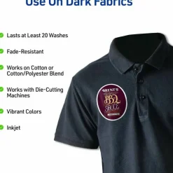 Avery T-Shirt Transfers, Dark, 3279, Pack Of 5