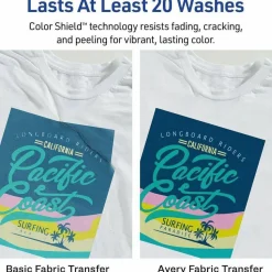 Avery T-Shirt Transfers, Light, 8938, Pack Of 18