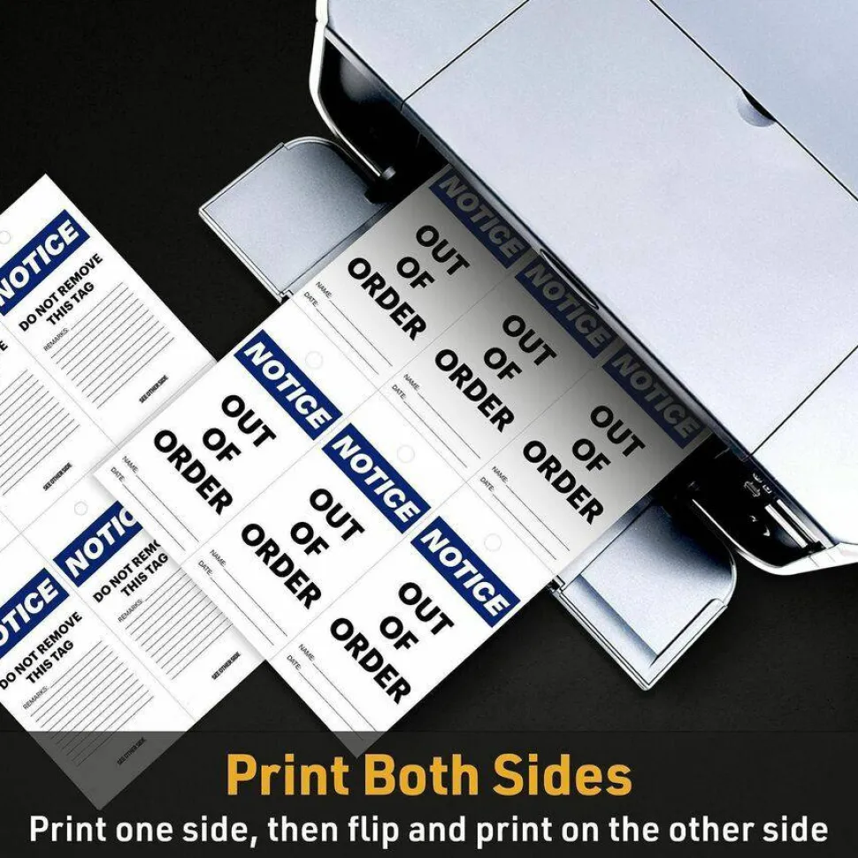 Avery UltraDuty Plastic Tags, 5.5" x 2.83" , White(62400)