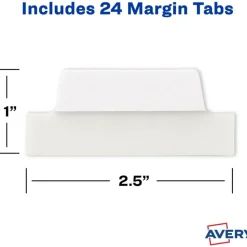 Avery UltraTabs Repositionable Margin Tabs