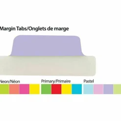 Avery UltraTabs Repositionable Margin Tabs - Write-on Tab(s) - 1" Tab Height x 2.50" Tab Width - Assorted Pastel Tab(s) - 48 / Pack