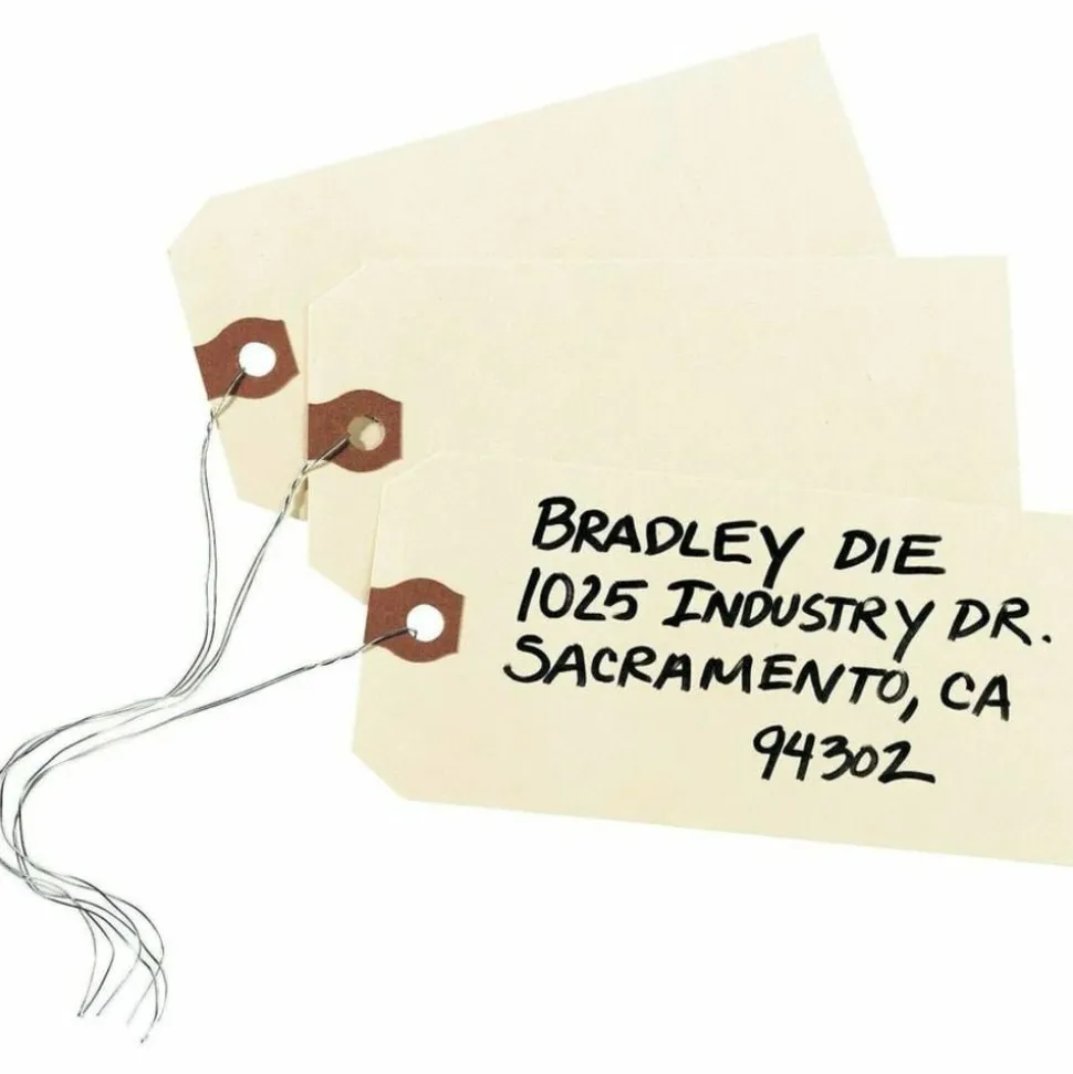 Avery Unstrung Shipping Tags, 11.5 pt. Stock, 3-3/4"x1-7/8" , 1,000 Manila Hang Tags