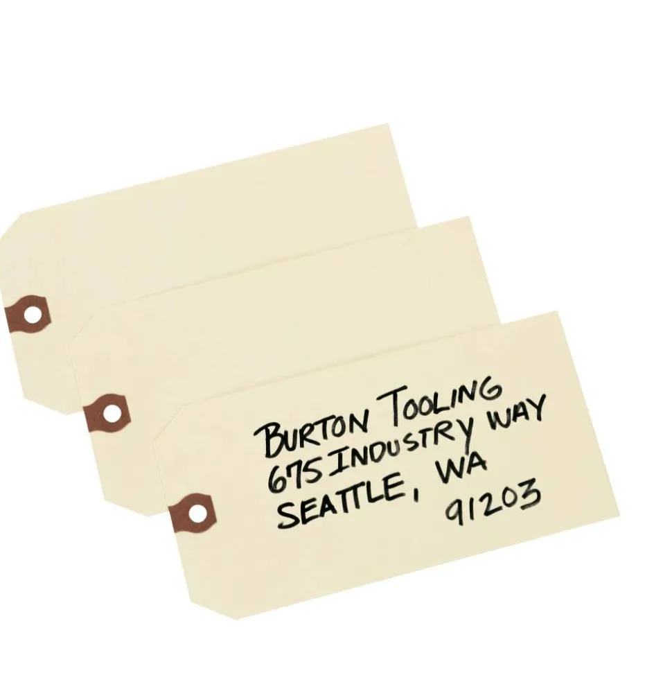 Avery Unstrung Shipping Tags, 11.5 pt. Stock, 4-3/4" x 2-3/8" , 1,000 Manila Hang Tags