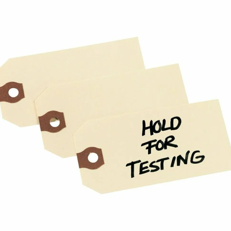 Avery Unstrung Shipping Tags, 11.5 pt. Stock, 4-3/4" x 2-3/8" , 1,000 Manila Hang Tags