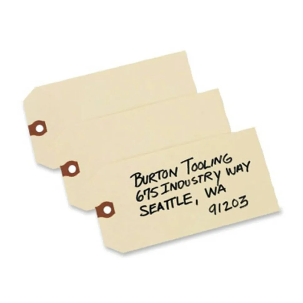 Avery Unstrung Shipping Tags, 11.5 pt. Stock, 6-1/4" x 3-1/8" , 1,000 Manila Hang Tags