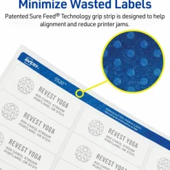 Avery Waterproof Address Labels With Ultrahold, 5520, Rectangle, 1