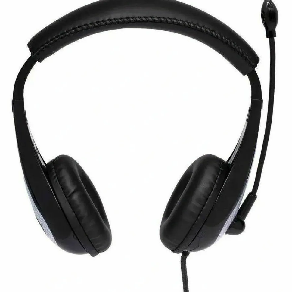 AVID Education AE-36 Headset with Noise Cancelling Microphone and 3.5mm Plug, White