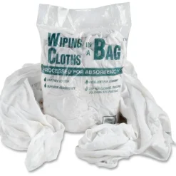 Bag A Rags Office Snax Cotton Wiping Cloths - Cloth - 16 oz (1 lb) - 12 / Carton