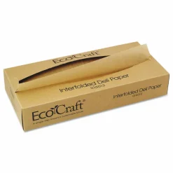 Bagcraft EcoCraft Interfolded Soy Wax Deli Sheets, 12 x 10.75, 500/Box, 12 Boxes/Carton