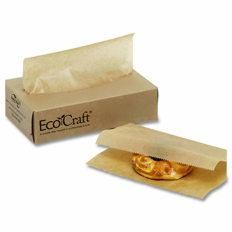 Bagcraft EcoCraft Interfolded Soy Wax Deli Sheets, 12 x 10.75, 500/Box, 12 Boxes/Carton