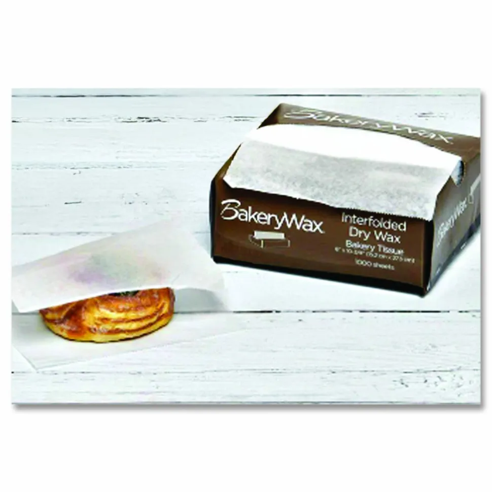 Bagcraft EcoCraft Interfolded Dry Wax Bakery Tissues, 6 x 10.75, White, 1,000/Box, 10 Boxes/Carton
