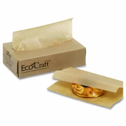 Bagcraft EcoCraft Interfolded Dry Wax Deli Sheets, 6 x 10.75, Natural, 1,000/Box, 10 Boxes/Carton