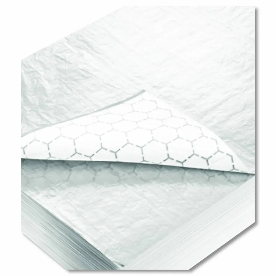 Bagcraft Honeycomb Insulated Wrap, 10-1/2" x 13", Silver, 500 Wraps Per Pack, Carton Of 4 Packs