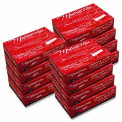 Bagcraft MarketWax Interfolded Dry Wax Deli Paper, 10.75 x 8, White, 500/Box, 12 Boxes/Carton