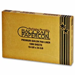 Bagcraft Premium Grease-Proof Quilon Pan Liners, 16.38 x 24.38, White, 1,000/Carton