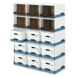 Bankers Box File/Cube Storage Box Shells, Letter/Legal, 15