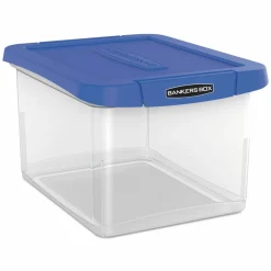 Bankers Box Heavy Duty Letter/Legal Plastic File Box