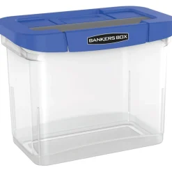Bankers Box Heavy-Duty Portable Storage File Box, 10 3/4