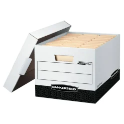 Bankers Box R Kive Heavy-Duty Storage Boxes, Letter/Legal Size, 15