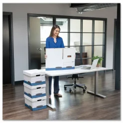 Bankers Box R Kive Heavy-Duty Storage Boxes, Letter/Legal Size, 15