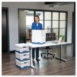 Bankers Box R Kive Heavy-Duty Storage Boxes, Letter/Legal Size, 15