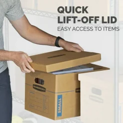 Bankers Box SmoothMove Classic Moving & Storage Boxes, Small, 10