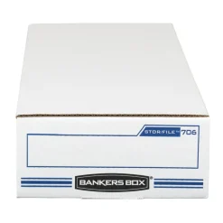 Bankers Box Stor/File Check/Deposit Slip Storage Box With Flip-Top Closure, 24
