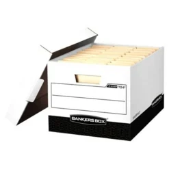 Bankers Box Stor/File Medium-Duty Storage Boxes, Letter/Legal Size, 15