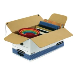 Bankers Box Stor/File Medium-Duty Storage Boxes, Letter Size, 24“ x 12
