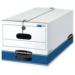 Bankers Box Stor/File Medium-Duty Storage Boxes, Letter Size, 24“ x 12