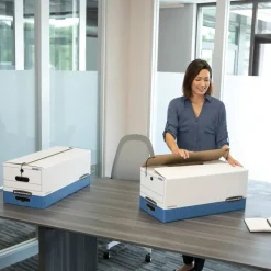 Bankers Box Stor/File Medium-Duty Storage Boxes, Legal Size, 24