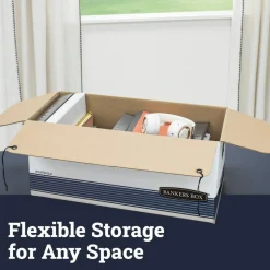 Bankers Box Stor/File Medium-Duty Storage Boxes, Legal Size, 24